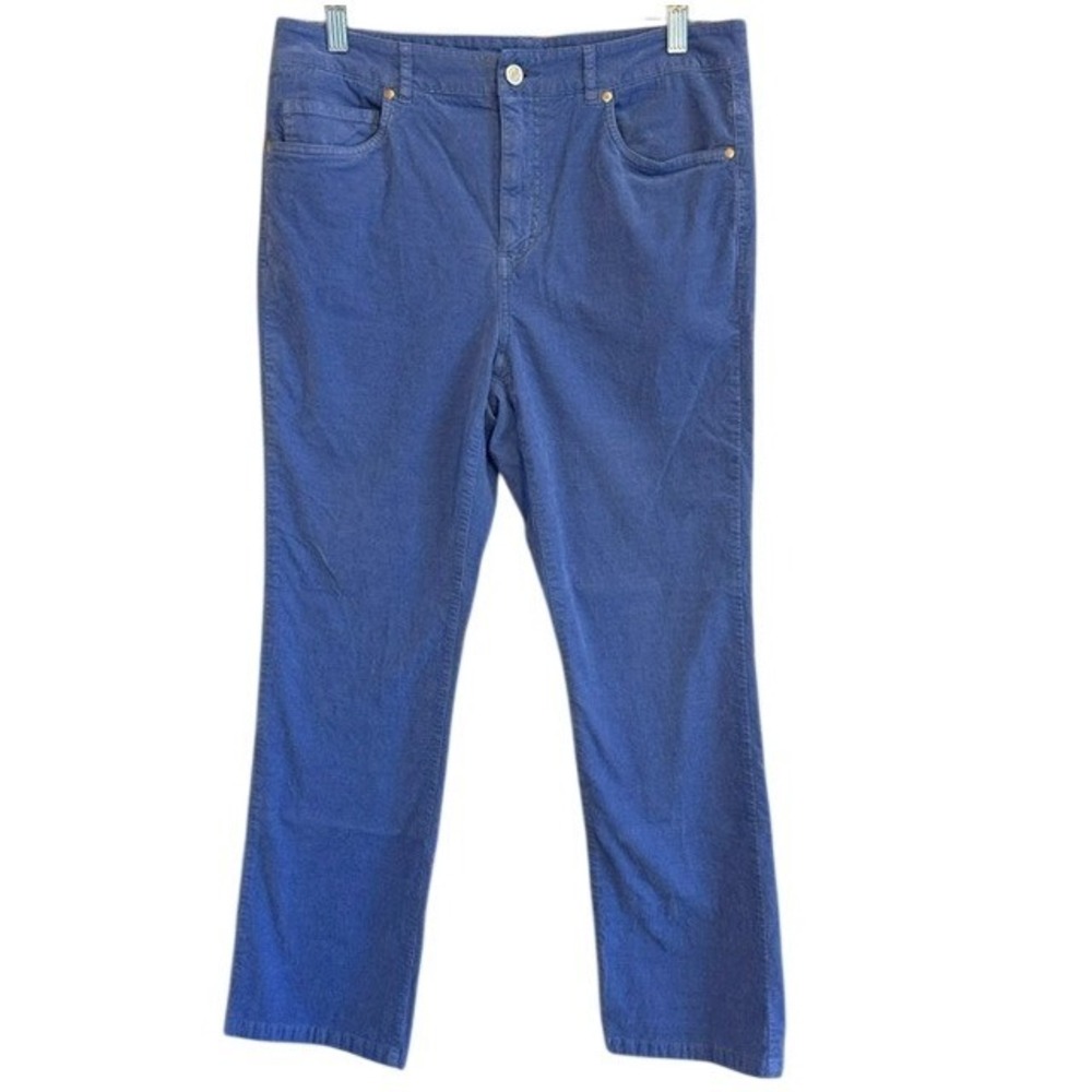 J. McLaughlin Women's Light Blue Periwinkle Soft Velvet Touch Stretch Jeans 10